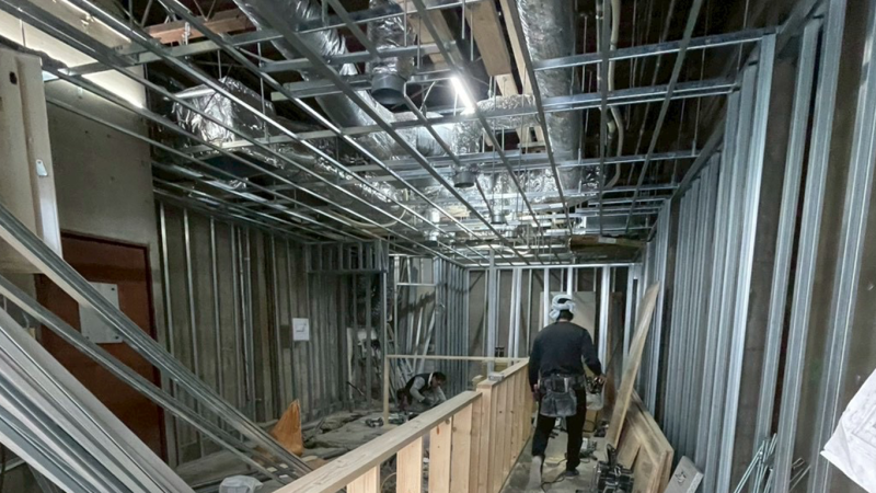 店舗改装工事LGS