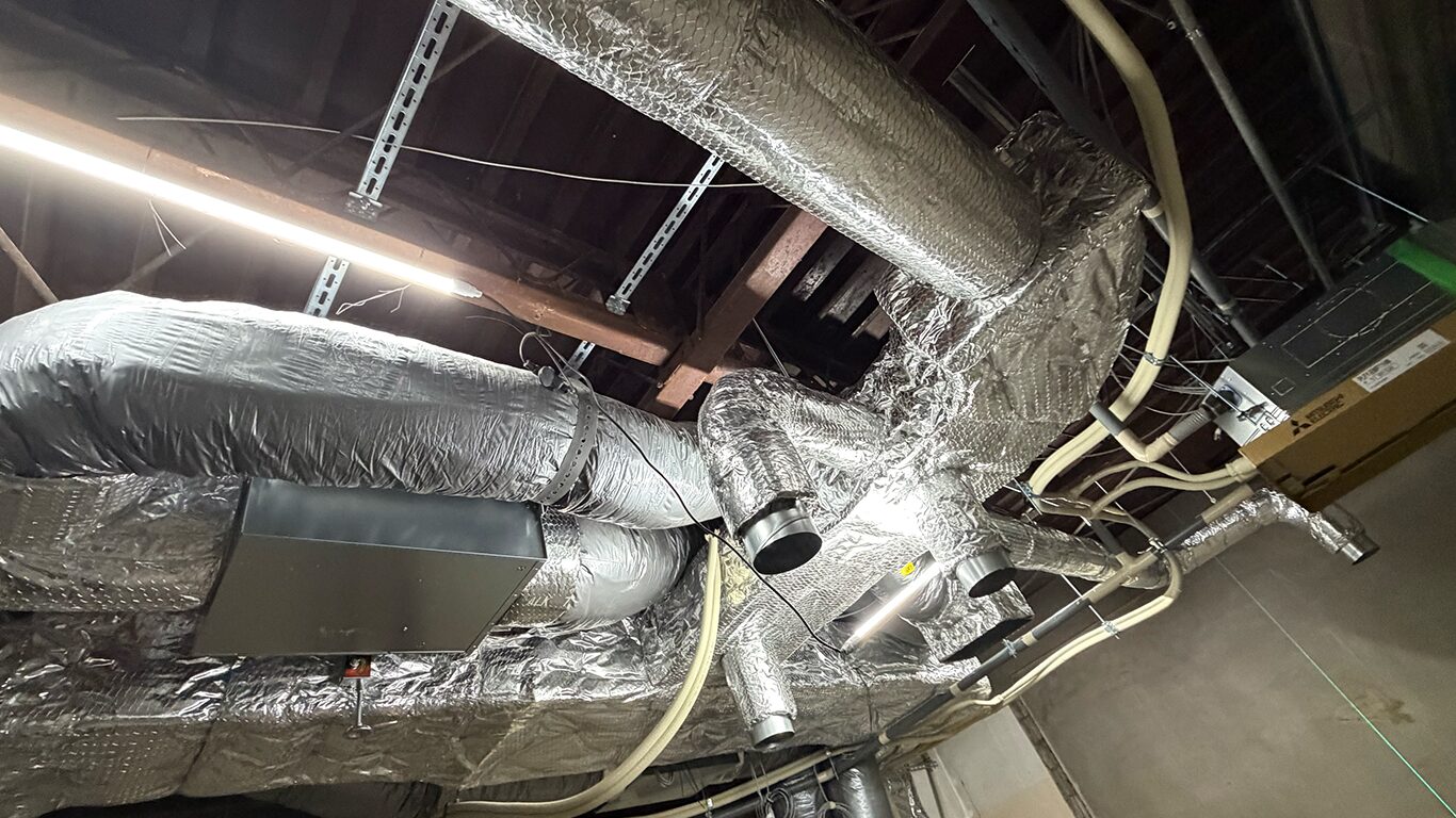 ダクトの排気設備
